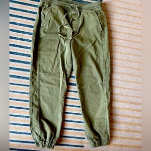 GAP olive joggers
